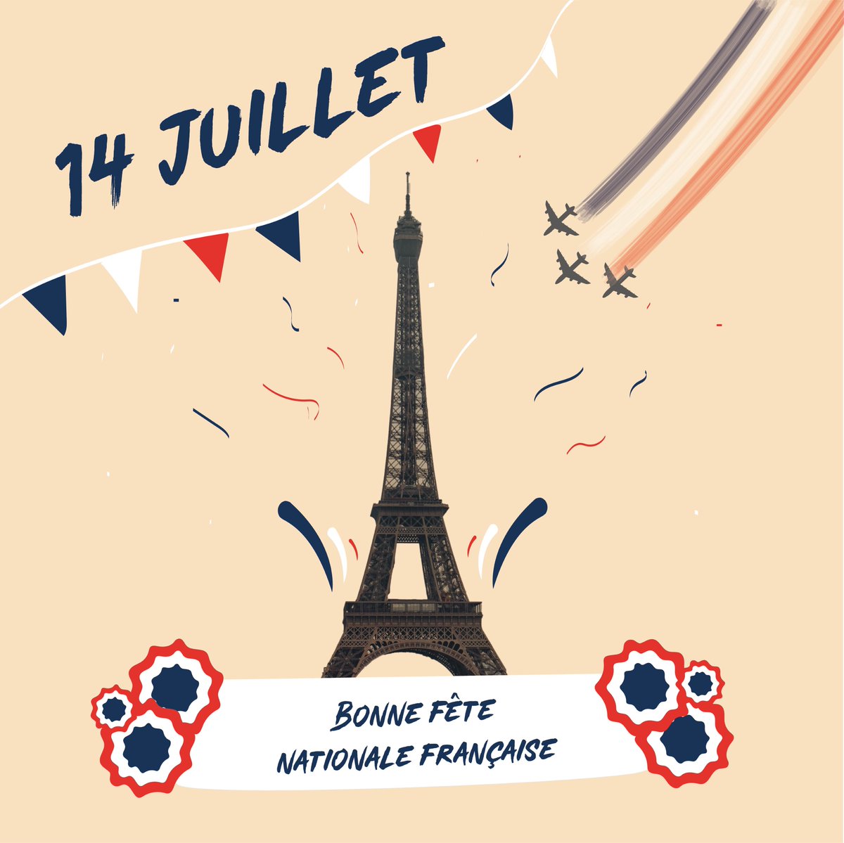 UnimageC's tweet photo. Bonne fête nationale à tous ! 🇫🇷

#14juillet #nationalday #agencedigitale #agencedecommunication #agencedecom #productiovideo #design #graphisme #Lyon #France #branding #infographie #tendaces #motiondesign #communitymanager #digital #print #marketing https://t.co/g16ls2YhPM