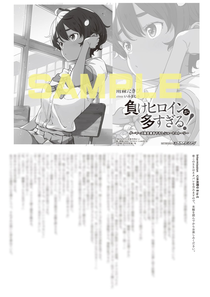 🎀ゲーマーズ🎀 書き下ろし4Pリーフレット 特典SS「乙女会議のB to E