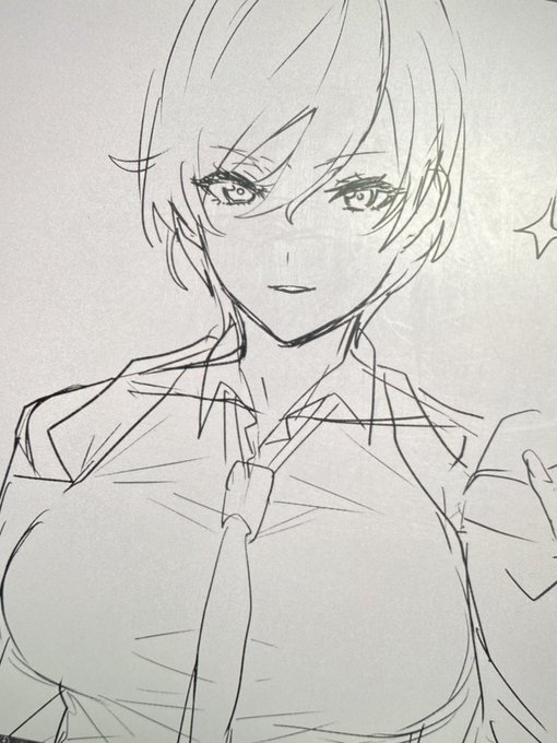 ちょっと違う髪型 