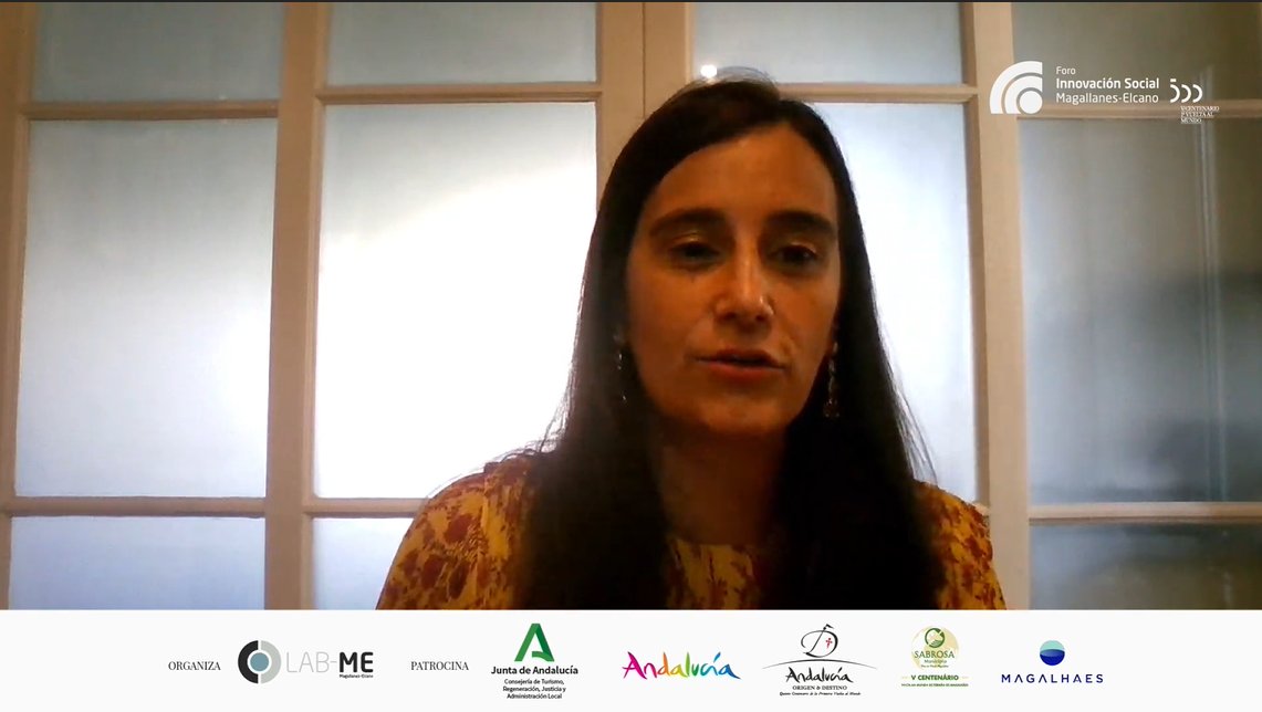🗨️Turno de Helena Loureiro, representante en la Región Norte de <a href="/PtInovSocial/">Portugal Inovação Social</a>, y su ponencia sobre ‘Cómo convertir las ideas innovadoras en empresas de impacto social’.