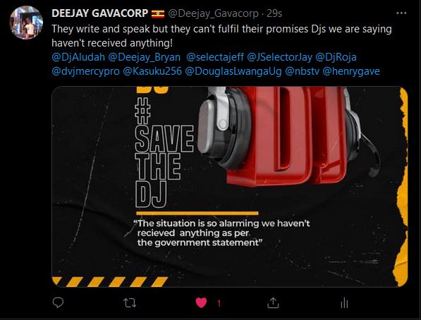Dejaytb256's tweet photo. The situation is alarming for the djs , they haven't received any thing and they have spent 2 years sitting at home . #SaveTheDjs https://t.co/MjKBQwuWOU