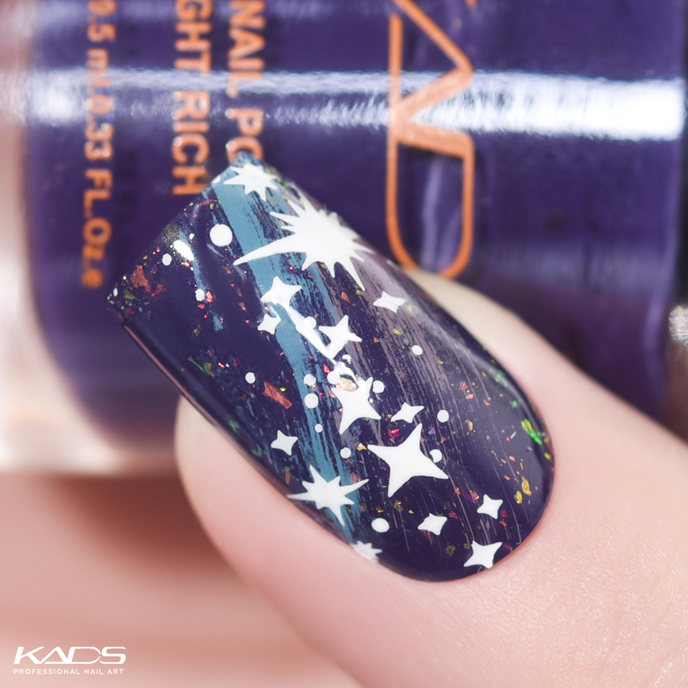 Kadsnailart's tweet photo. ✨✨✨⁣KADS stamping plate · SKY 004 ·⁣
KADS Two in One Stamping Polish · C01 C10 C34 C36 ·⁣
⁣Available now at https://t.co/UE4F2dsMsd(link in bio).⁣
⁣
#nails #kads #kadsnailart #nailart #nailplates #starnails #nightnails #starrynails  #flakienails #skynails https://t.co/yzmzmJQaLO