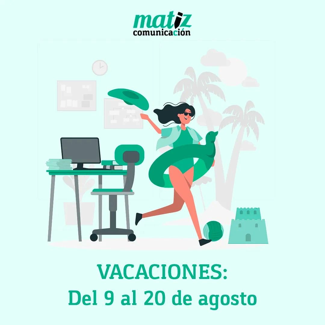 MatizComunica's tweet photo. 📎 Libertad, gratis, vacaciones...Son de esas palabras que, cuando las oyes, te ponen de buen humor, ¿a que sí? 😄
Nosotras del 9 al 20 de agosto vamos a vivir en primera persona la tercera: 🎉V-A-C-A-C-I-O-N-E-S.🎉 Y todo sin perder la sonrisa antes, durante ni después. 😉 https://t.co/D2adLURJbX