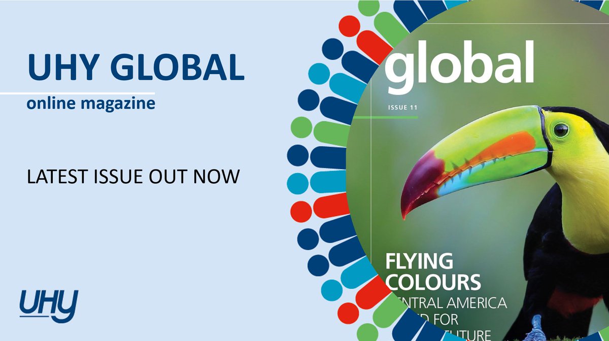 UHYHackerYoung's tweet photo. The latest issue of #UHYInternational’s flagship client magazine UHY Global is packed with insight and expert views on the big stories dominating global business. Read our blog summarising its content here. https://t.co/Me4qnTOM5H https://t.co/lAMaEfMh3U