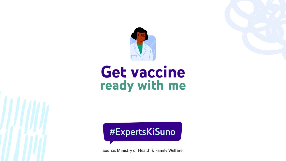 YouTubeIndia's tweet photo. What to wear when you're going to get vaccinated (hint: an appropriate outfit)👕
For more details on COVID-19 and vaccines, visit https://t.co/q86Rexp059
#ExpertsKiSuno https://t.co/Ev91kebGaW