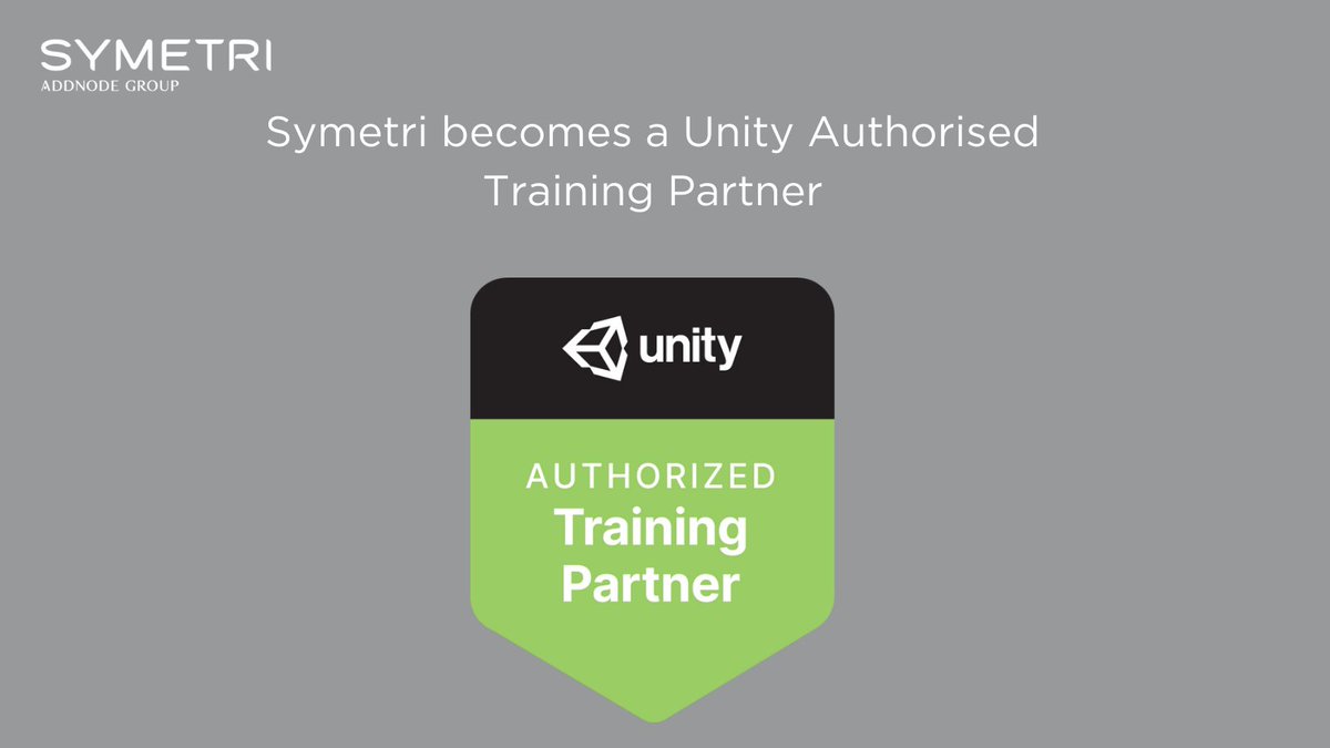 SymetriUK's tweet image. Symetri is delighted to become an Authorised Unity Training Partner through working with @KPointHQ the Authorized Learning Distributor for Unity. We can deliver high-quality training to Unity creators worldwide. Read more bit.ly/3i6PViL
#immersive #unityskills #unity3d