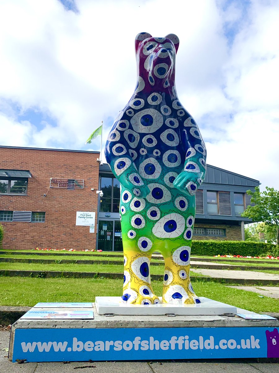 Popped in the firth park and found a bear @BearsofSheff @FOPSheffield