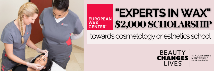 BtyChangesLives's tweet photo. @europeanwax 's "Experts in Wax" Scholarship is accepting applications thru 8/31 ☀️ Cosmetology or Esthetics students can earn $2,000 for tuition. 👉🏻 the 🔗  for details: https://t.co/Gpxj9Cjkfr

#europeanwaxcenter #waxing #beautychangeslives  #beauty #beautyschool #esthetician https://t.co/wvJtNpa8Ag