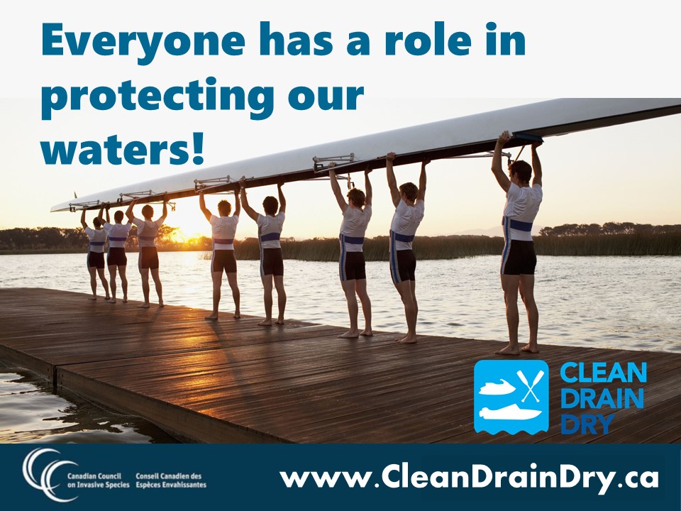💪Do your part to protect waterways from #invasivespecies! 
No matter what, always #CleanDrainDry your watercraft, fishing gear and other water equip. (anything that touches the water) before &amp; after leaving the water!
Learn more and PLEDGE at CleanDrainDry.ca