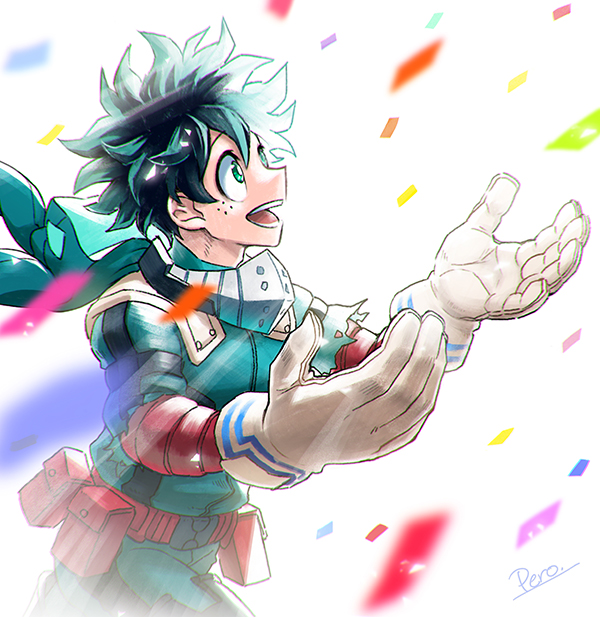 緑谷出久 「#緑谷出久生誕祭2021
#緑谷出久誕生祭2021
お誕生日おめでとう!🎉
デ」|peroのイラスト