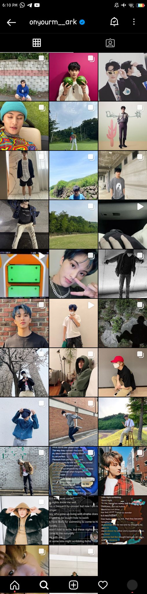 linn↝²🍁ia on Twitter "[Day 14🍉]*･゜ﾟ↝ ≈ Q Favorite Mark's IG post. 彡