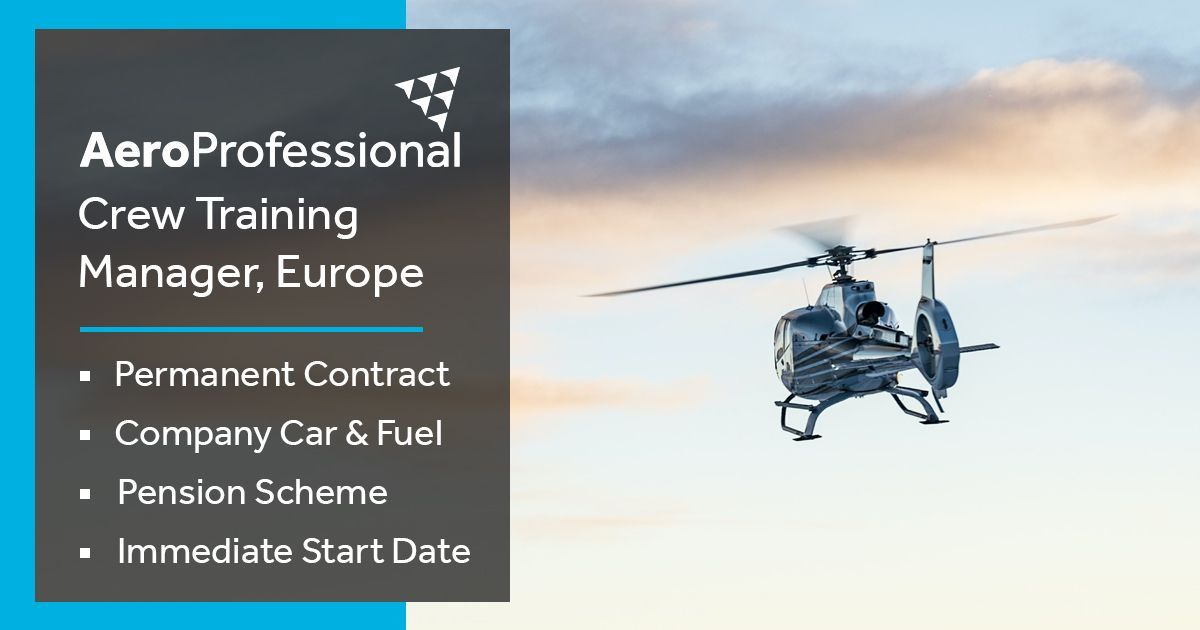 AeroProJobs's tweet image. We’re looking for an experienced #CrewTrainingManager to join our European based client! 🚁 Providing a permanent contract, company car and fuel allowance, pension scheme and an immediate start! Apply now 👉 buff.ly/2M5V6Un #CrewTraining #AviationManagement #MD902 #H145
