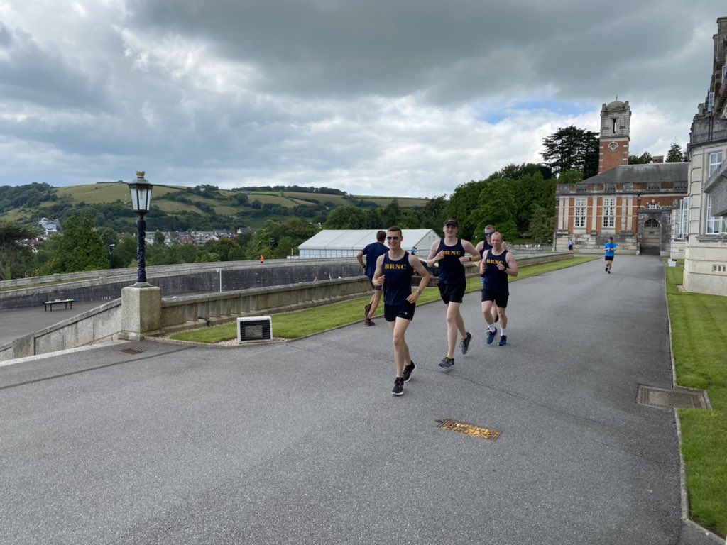 DartmouthBRNC's tweet image. To link with the origins of Field Gun and the 7488 mile journey from Portsmouth to Port Elizabeth, BRNC are aiming to complete 7488 laps of the parade ground ramps over two days. This is in support of the @RNRMC Virtual Field Gun Challenge.