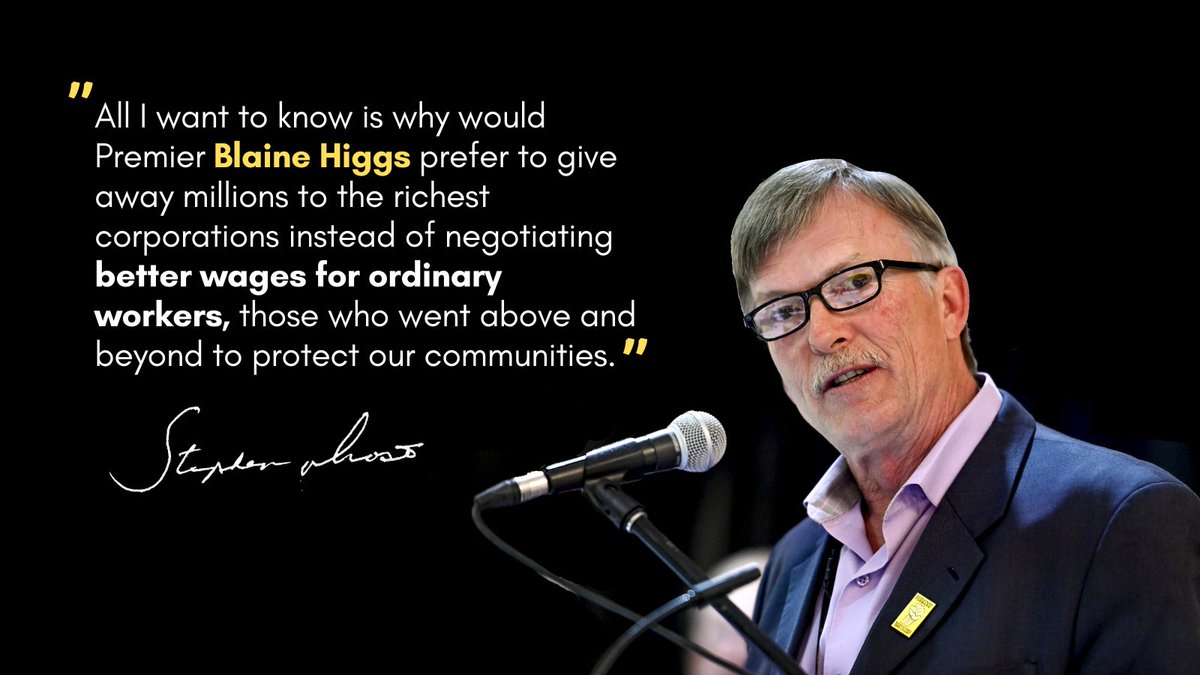 CupeMaritimes's tweet image. GNB increased its subsidy to pulp mills, where the industry already got +100 million $ through a power buy-back scheme, is obscene. Meanwhile, @premierbhiggs still refuses bargaining demands to solve the recruitment and retention crisis in public services. #nbpoli #canlab