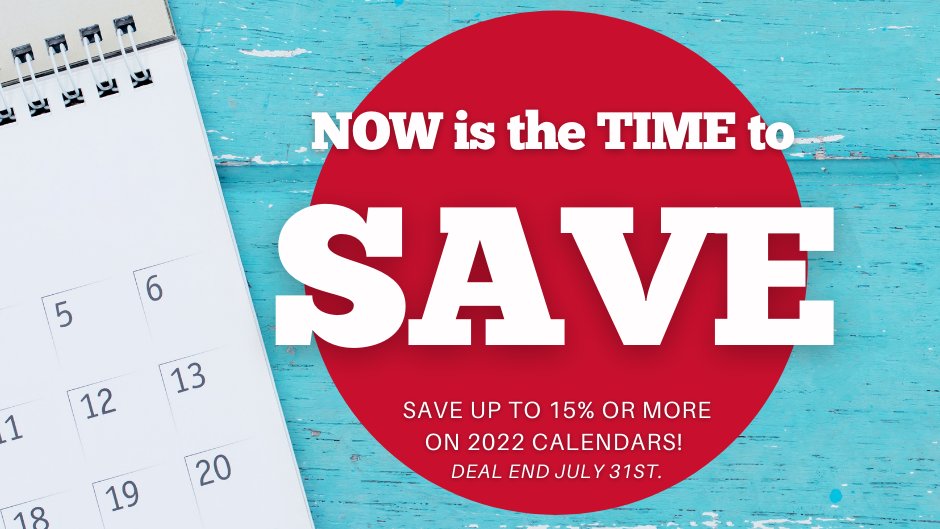 FirebrandPromos's tweet photo. Save on 2022 calendars ALL month long!! #firebrandpromos https://t.co/rhtagcmP5l