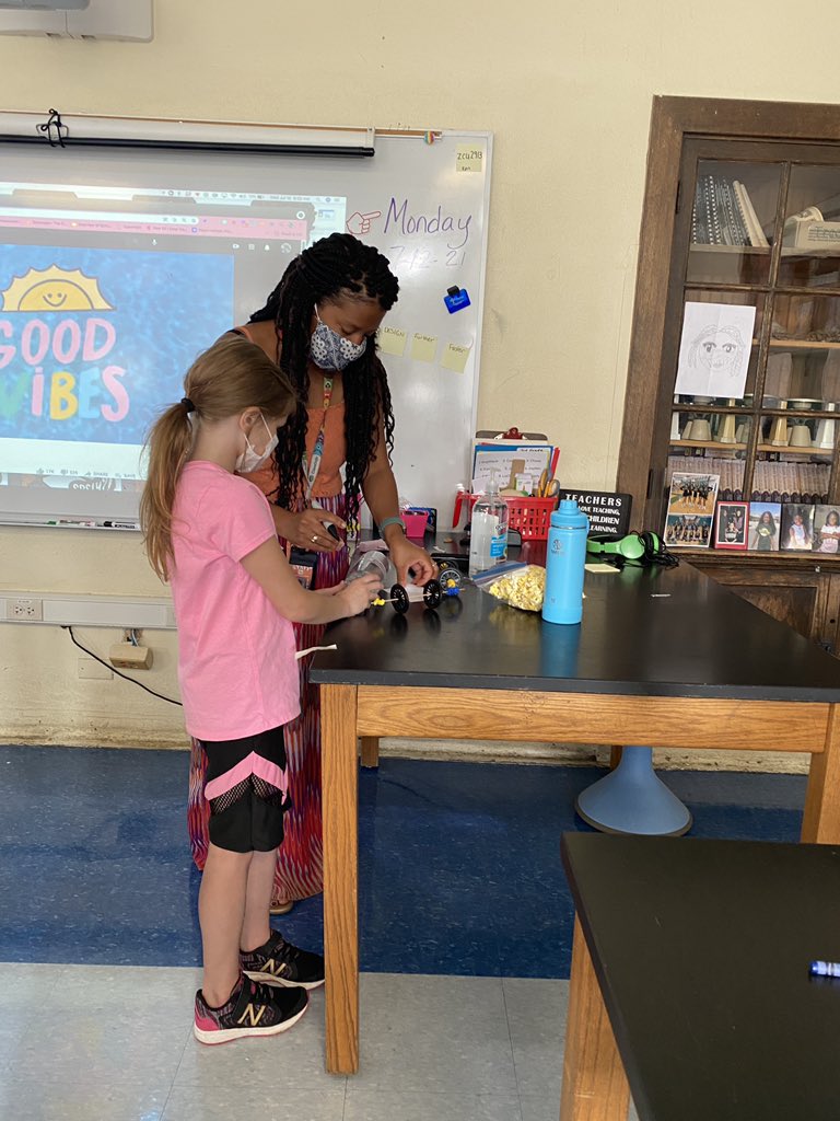 MsJacksonT3rd's tweet photo. Post 4: Week 2 of Summer Adventure Academy! This week we are 3rd grade Engineers, designing car prototypes. #Team3rdGrade @A2SchoolsSuper @A2schools @a2_math @EricaHattA2 #SummerLearningInstitute https://t.co/5O7NK8TTLA
