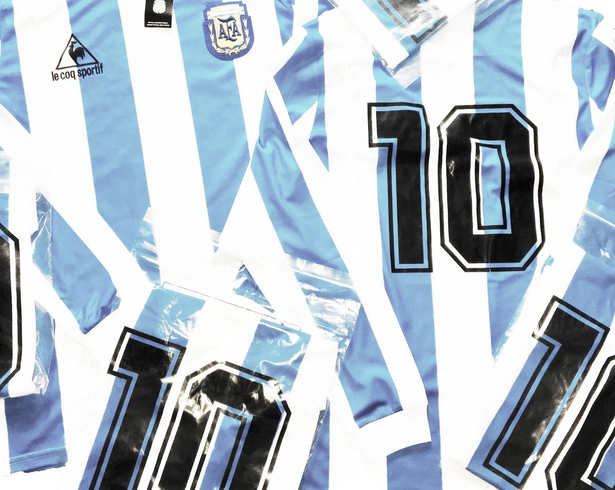 Thanks to everyone who has purchased the Argentina 1986 Le Coq Sportif Long Sleeve Football Shirt. All sales have been processed &amp; shirts posted. Tracking numbers should be in your inbox’s now.

Only 1 of each size left then they’ll be gone. 

Med 
Large 
XLarge

Dm for details