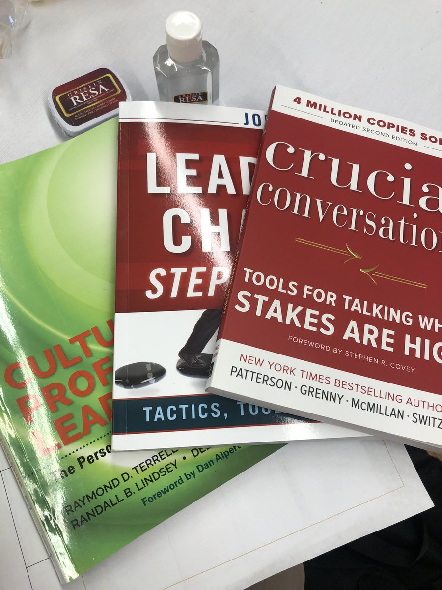 Clydianw's tweet photo. Excited to start this cohort with @GOSA_GA! These book titles are a great start! #ncssbethebest #gresa https://t.co/nzzM7Xn08U
