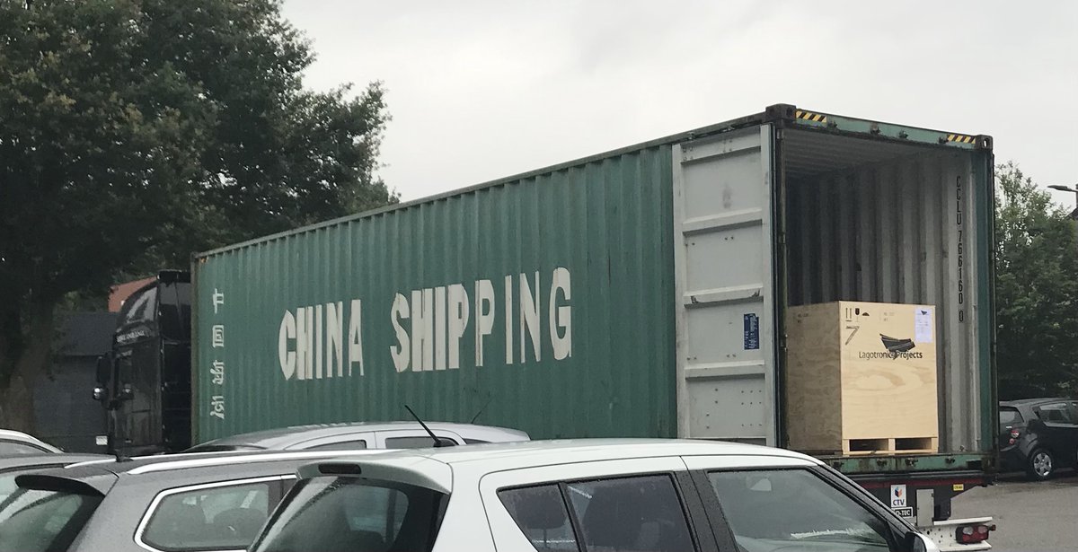 LagoProjects's tweet photo. Bon Voyage!👋The first shipment of the Kaisa International Resorts Project has left the factory and is on its way to China🇨🇳. We can´t wait to realize this great attraction on-site soon!
#interactiveattraction #VR #immersiveexperience #themedattraction #Lagotronicsprojects https://t.co/iTRIOu2bjd