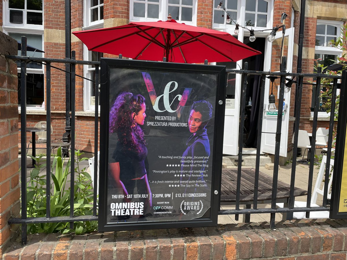 Friday’s live-streamed performance of #VandV is still available to watch on <a href="/OmnibusTheatre/">Omnibus Theatre</a>’s website till the 18th (Sunday)! 

Tickets are PAY WHAT YOU CAN!! 

You have 4 days to catch the glorious @KitSinclairO &amp; @SarahJCullum performing their socks off! 🤩