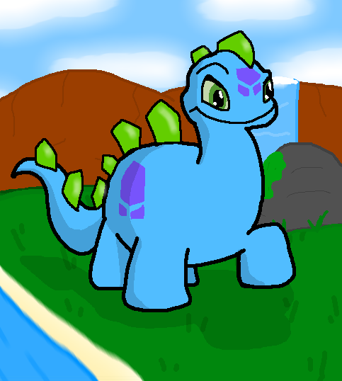 BreaddysticksA's tweet photo. #MonMonth Day 14:
Chomby from Neopets

It's the cute blue dinosaur! https://t.co/MgDivrEDcq