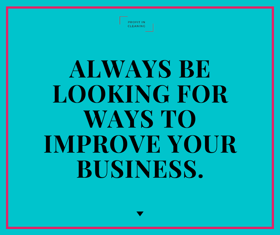 CharnellGriffin's tweet photo. #businesstipoftheday
The best businesses are always looking for ways to improve, whether that's offering better products or adopting more efficient processes.

#CharnellGriffin #ProfitInCleaning #business #Coach #Entrepreneur #cleaningindustry #cleaningbiz #businesscoach https://t.co/e4HIsTZWjq