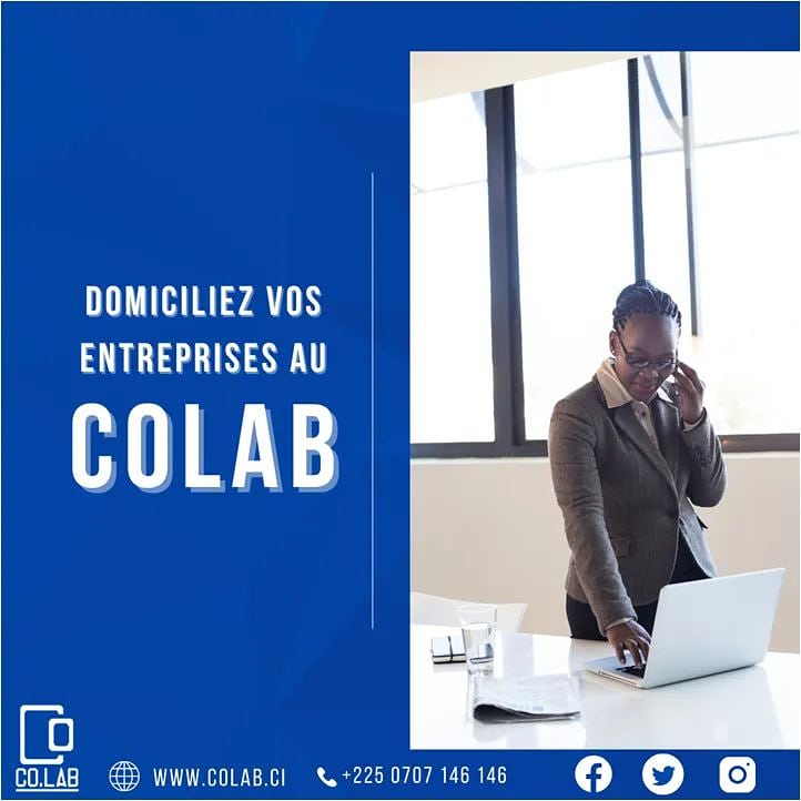 CoLabAbidjan's tweet photo. Qu’attendez vous pour effectuer votre Domiciliation Chez nous !
Nous nous ferons un plaisir de vous accueillir 🙂

#Colab_Abidjan #Coworking
#rencontre #Opportunités
#Offre_Domiciliation https://t.co/M3OVGybLlM