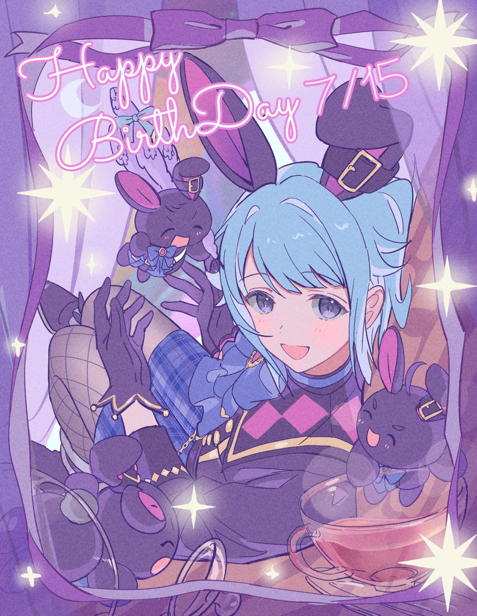 「お誕生日おめでとう～～～❣❣❣❣🐰
#紫之創誕生祭2021 」|らいすのイラスト