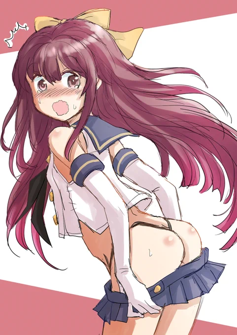 島風に服を着せよう委員会外伝～神風編
着るか着ないか迷った挙げ句、羞恥心より好奇心が勝ったシーンに遭遇してこそ真の提督
#島風に服を着せよう委員会 