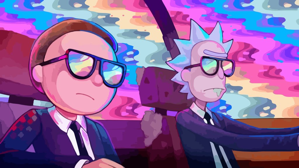 PostelnicuMark's tweet photo. A cool Wallpaper With Rick&amp;Morty #RickAndMorty #adultswimchallenge https://t.co/9hys5v0HQg