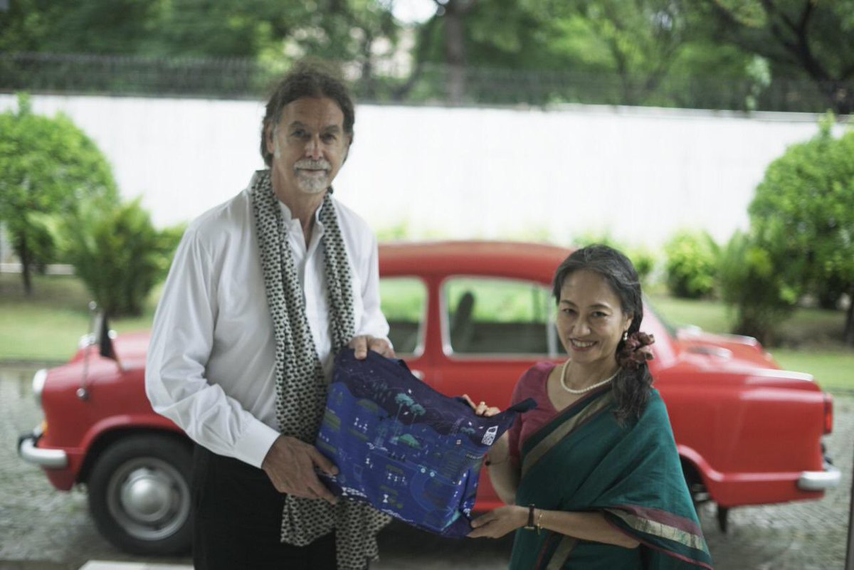 shokonoda's tweet image. Met the German 🇩🇪 Ambassador + Red Hindustan 🇮🇳 Ambassador @GermanyinIndia. 

An interesting conversation w/ @AmbLindnerIndia on 🇮🇳, environment &amp;amp; sustainability. 

Stay tuned @UNDP_India for more details about this exciting interview. #InspiringIndia
