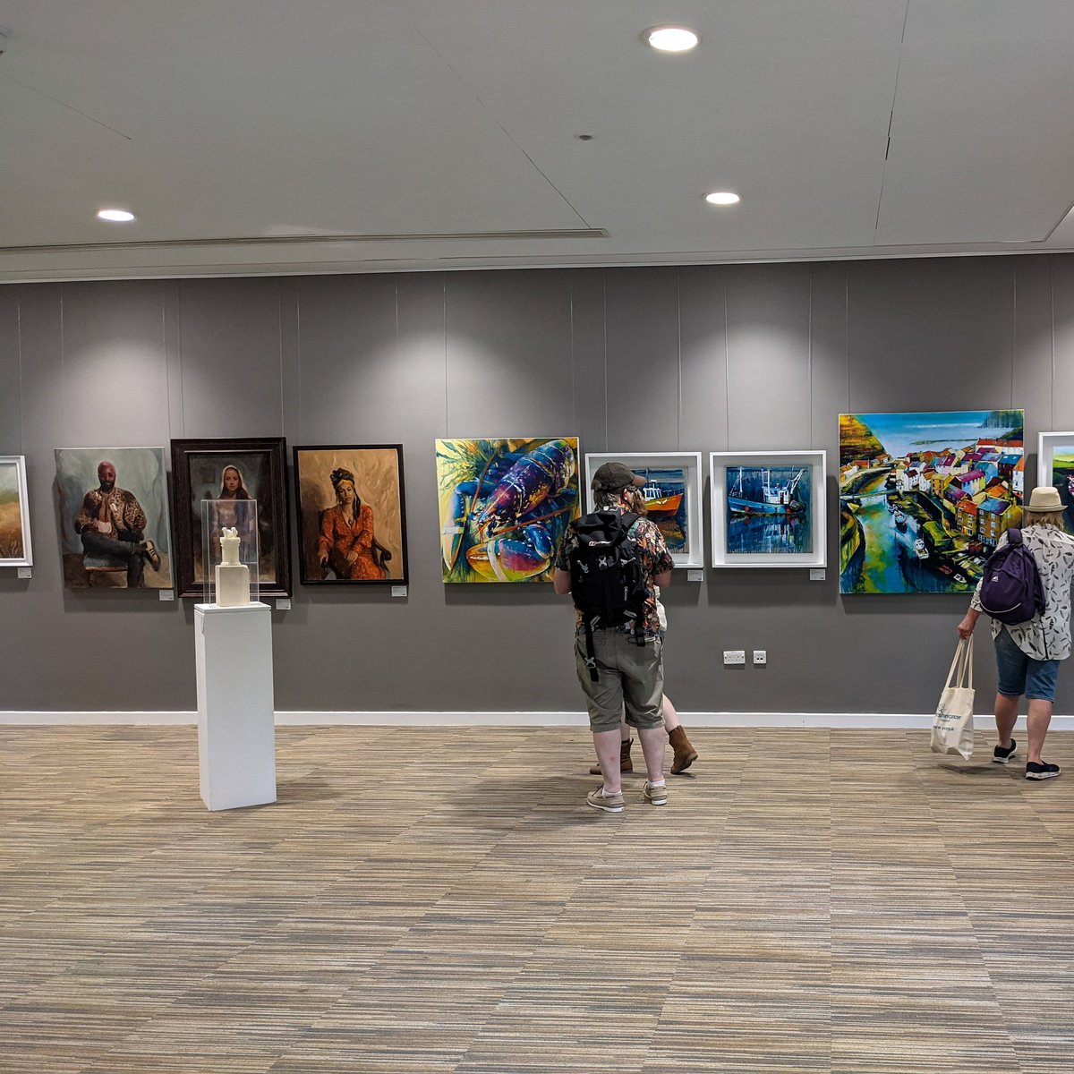 Day 2 #gys2021
Today we have artists <a href="/fiona/">Fiona Lunenfeld</a>.bowley @chrismosswiresculpture and #HeatherSimone so come on down to the Art Show! We have so much to show you! #artshow #art #artists #oilpainting #sculpture #ceramics #wednesdayvibes #wednesdaymotivation