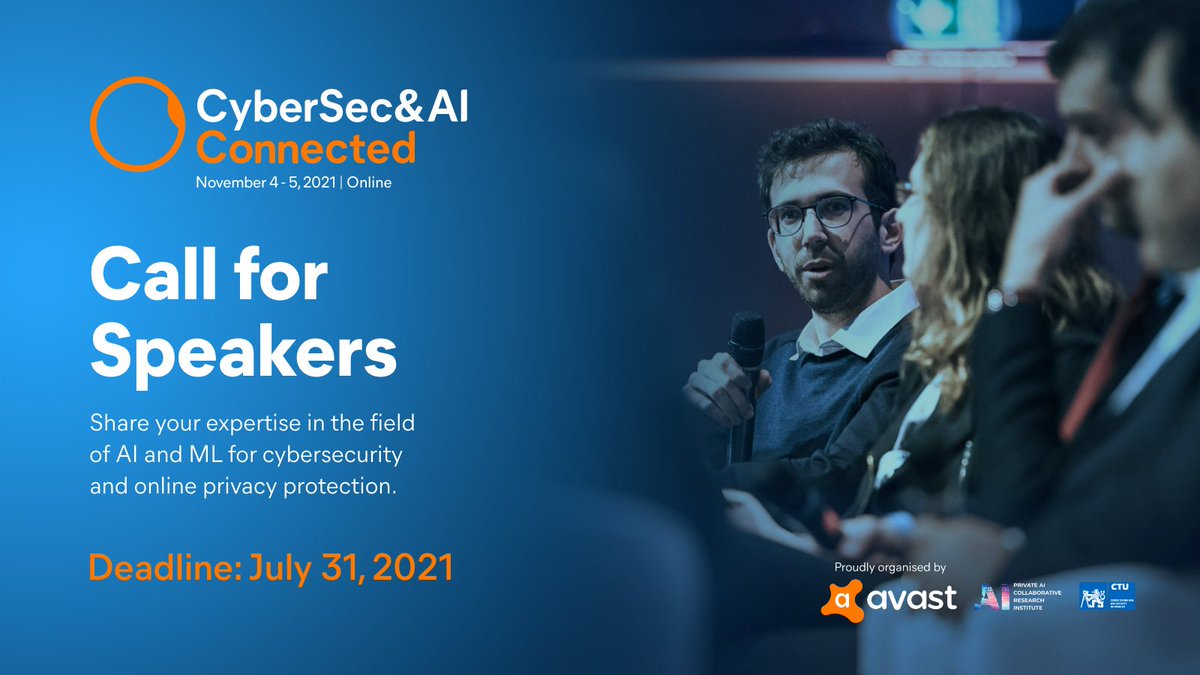 This year again #CyberSecAI conference brings together tech experts to discuss security and privacy issues and challenges using the power of #artificialintelligence and #ML

Join us November 4th-5th.
Book your Early bird ticket &gt; cybersecai.com/registration/