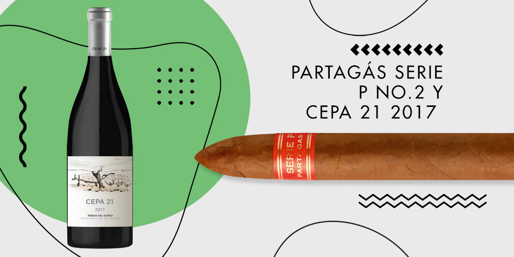 Acompañamos un arroz con liebre con un Cepa 21 2017, de <a href="/Cepa21Bodegas/">Bodegas Cepa 21</a>, y continuamos la sobremesa con el mismo vino, de D.O. Ribera de Duero, y un #Partagás Serie P No.2. Este es el resultado del #HabanosYArmonía que propone <a href="/AngelGM87/">Ángel García Muñoz</a> 👉ow.ly/bbzT50FvFDK