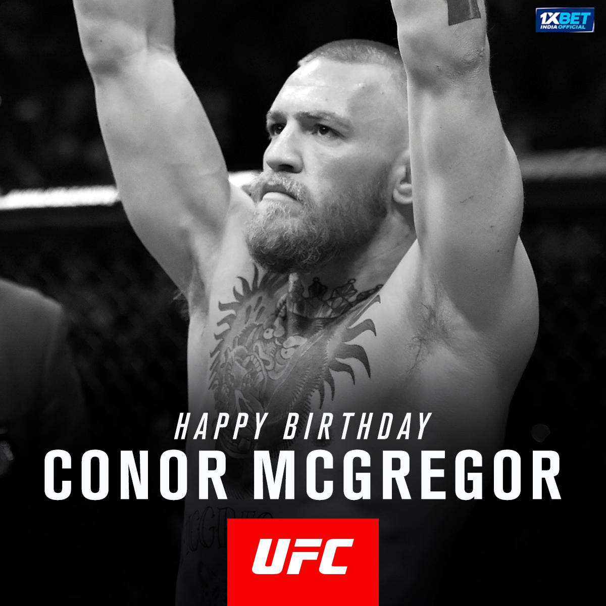 Happy birthday to MMA Fighter and former UFC Light Weight & Feather Weight Double Champion Conor McGregor. 
