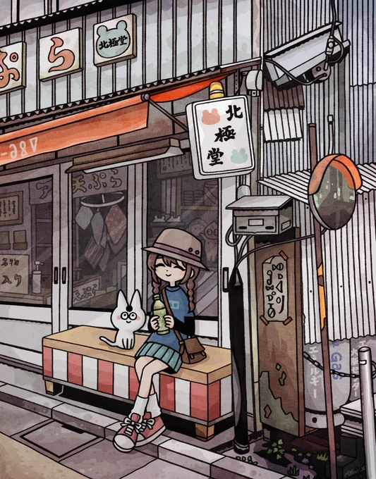 #PortfolioDay
I draw the back alleys of Japan and the nostalgic background.
わくわくノスタルジー 