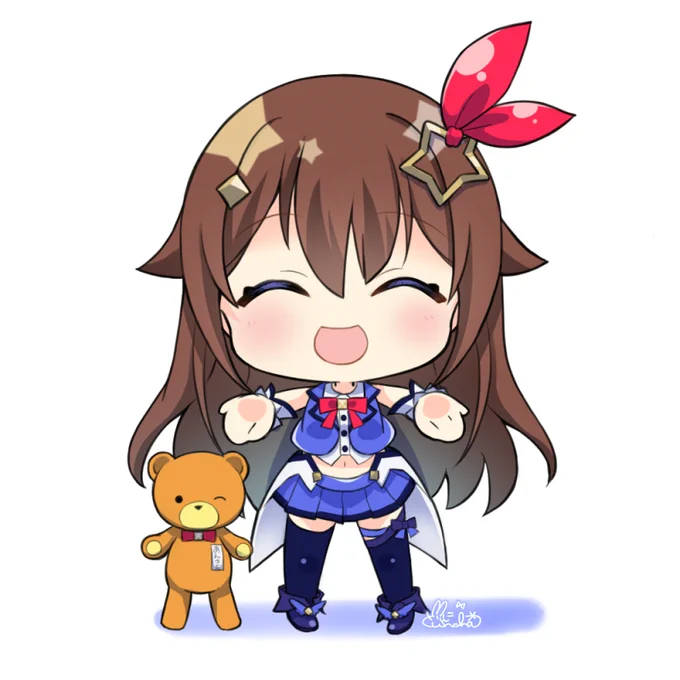 ちっちゃそらちゃん🐻✨
にぱーっ
#soraArt 