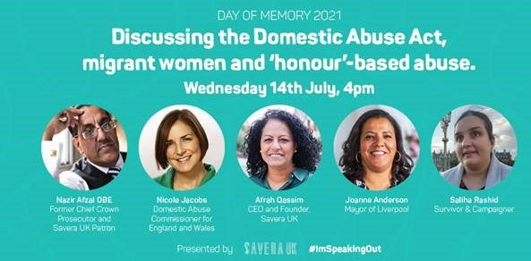 MerPolCEU's tweet photo. Today we will be attending a webinar hosted in memory of the Victims of Honour Based Violence. The event is hosted by @saverauk and will give an insight into honour-based abuse and support for migrant women. #imspeakingout #breakthesilence https://t.co/EBkDEY1LkL