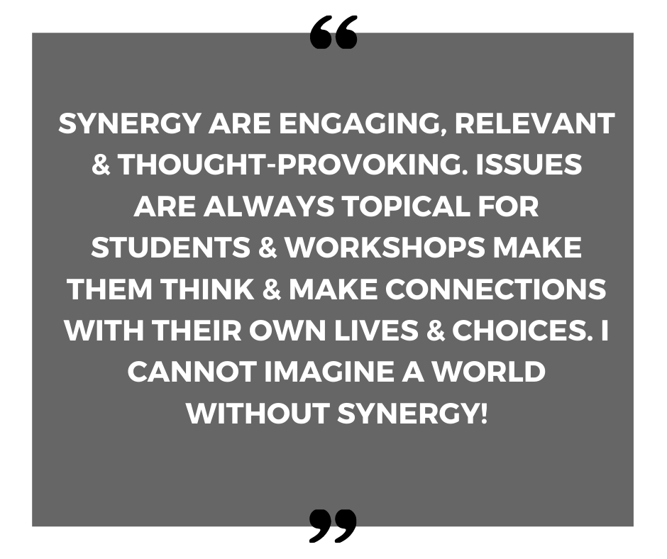 Synergy_Theatre's tweet photo. Amazing to get this feedback from a teacher at William Ellis School #YPprog #SynergyTheatreProject #YoungPeople https://t.co/fkygGicRLt