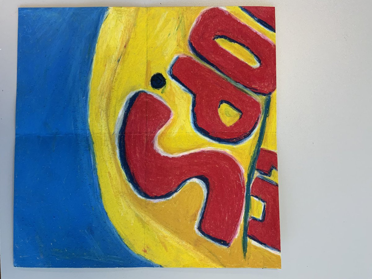 Some fantastic examples of oil pastel work from year 8! Da Iain. #art #oilpastel #ihs <a href="/IslwynHigh/">Islwyn High School</a> well done Gabby and Amelia