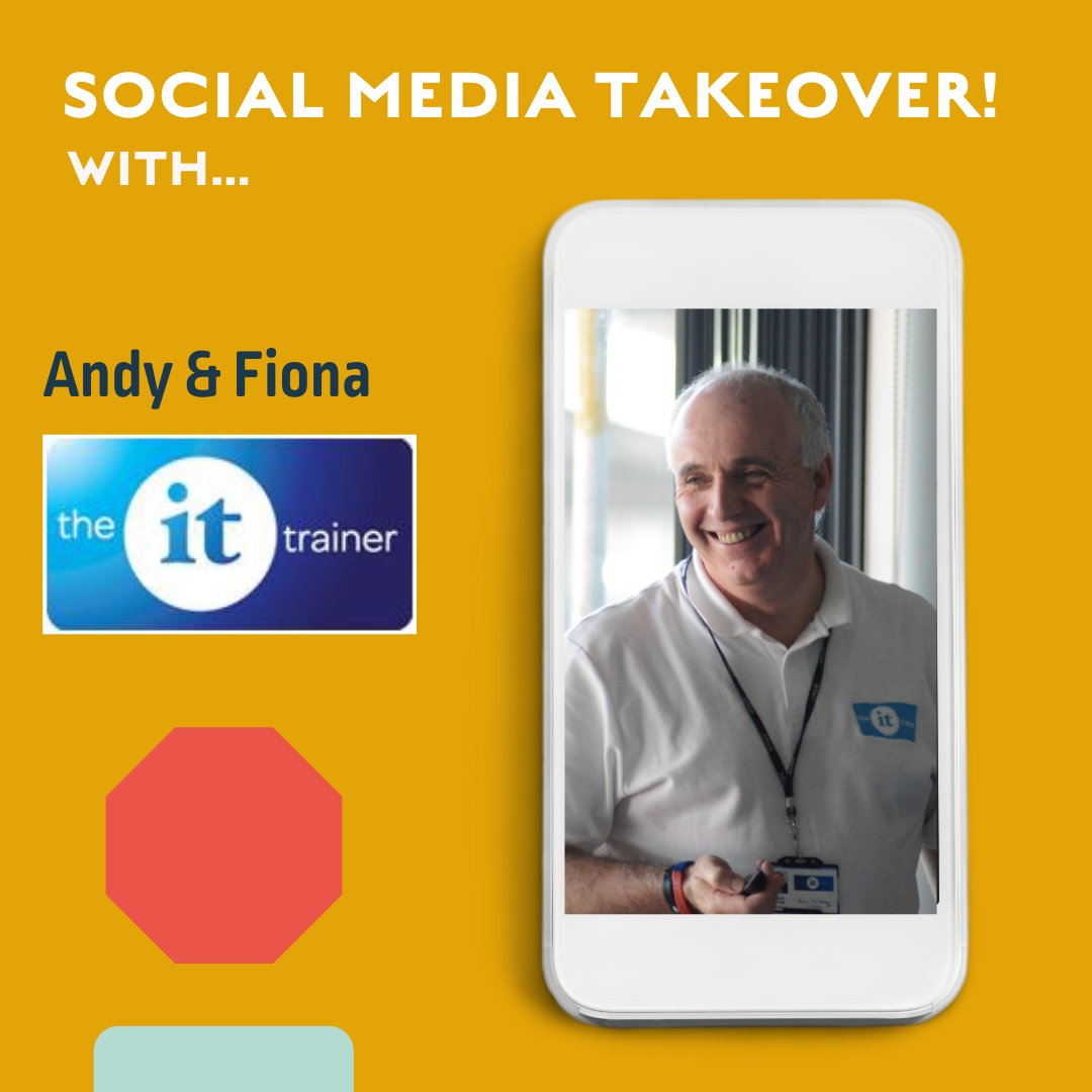 TNorthAffinity's tweet photo. Tomorrow Andy Hogg and Fiona Jagger are taking over our LinkedIn!
They'll be telling you all about @The_IT_Trainer and their services and introducing you to their team. Stay tuned for some top IT tips.
#ITtraining #microsoft365 #windowstraining https://t.co/jEjMyYTSjs