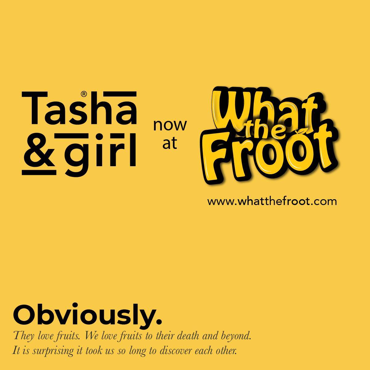 TashaAndGirl's tweet photo. Here we are now, adding more and more places to our online presence. Go, get your fructose high at @Whatthe_froot.
 
Remember: Good fruits spread joy. Great fruit spreads. Naturally.
 
#SpreadsTheWord https://t.co/XlOeBfiJXp