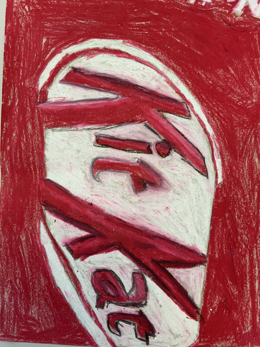 More oil pastel work from year 8! Excellent job... #art #ish #oilpastel <a href="/IslwynHigh/">Islwyn High School</a>