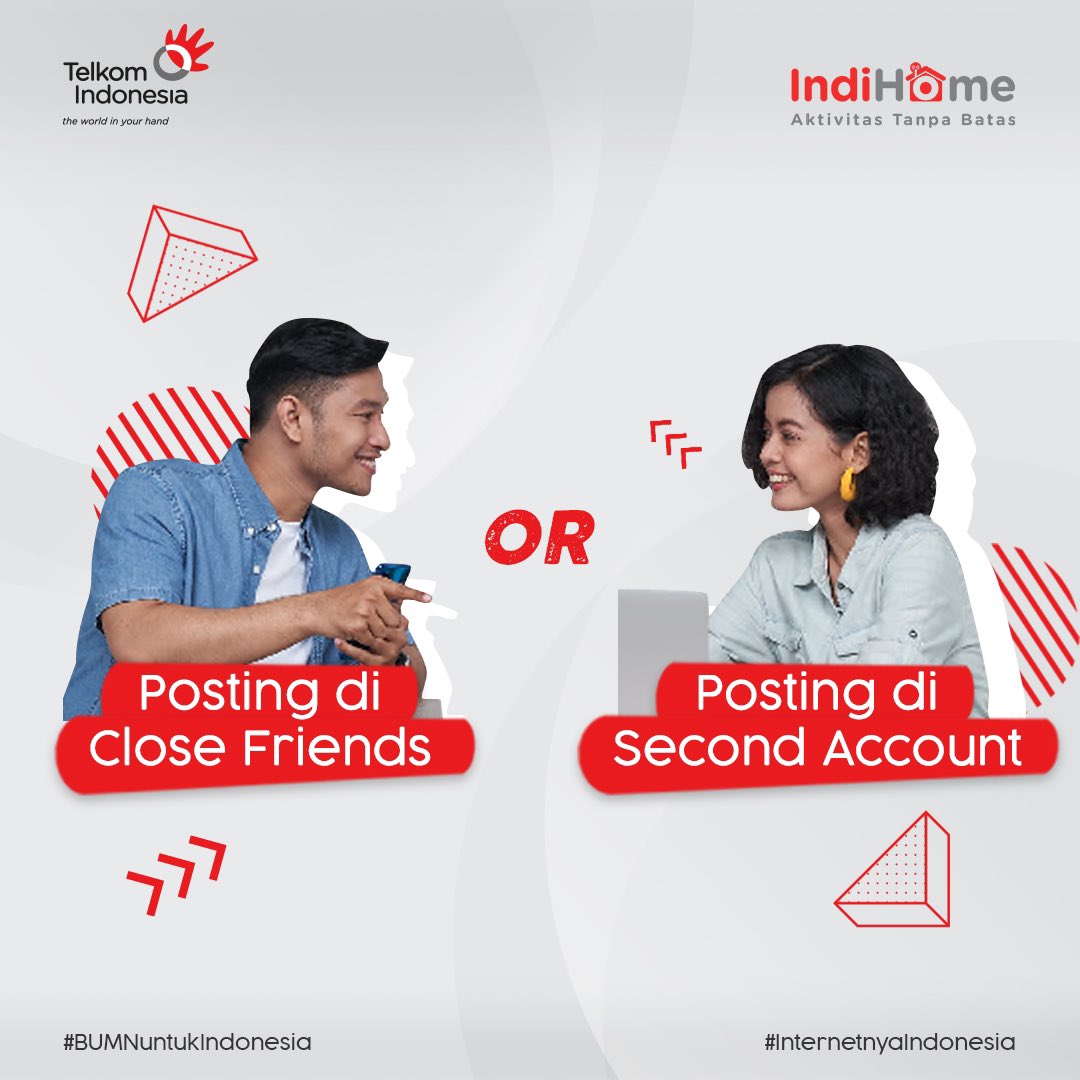 IndiHome's tweet photo. Gapapa beda pilihan, pelangi aja ada lebih dari satu warna. Apapun pilihan Kamu, soal internet IndiHome tetap jadi pilihan utama dong! 😆 

Yuk, langganan sekarang dan nikmatin berbagai paket yang sesuai dengan kebutuhan digital Kamu! https://t.co/C8mnTuEH3g