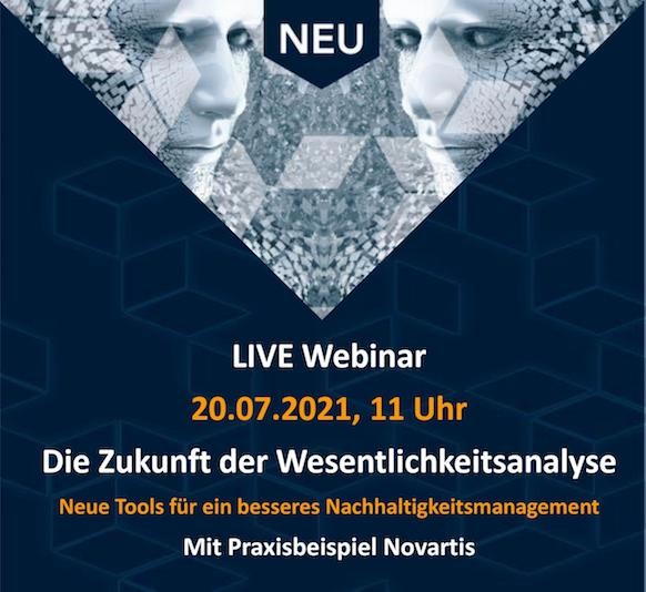 Melden Sie sich jetzt für unserer Live-Webinar „Die Zukunft der Wesentlichkeitsanalyse“ an! Machen Sie sich ein Bild von neuen Ansätzen und Tools – wie etwa Künstlicher Intelligenz –, und lernen Sie ein innovatives Praxisbeispiel kennen.
Anmeldung unter: faz-institut.de/anmeldung-die-…