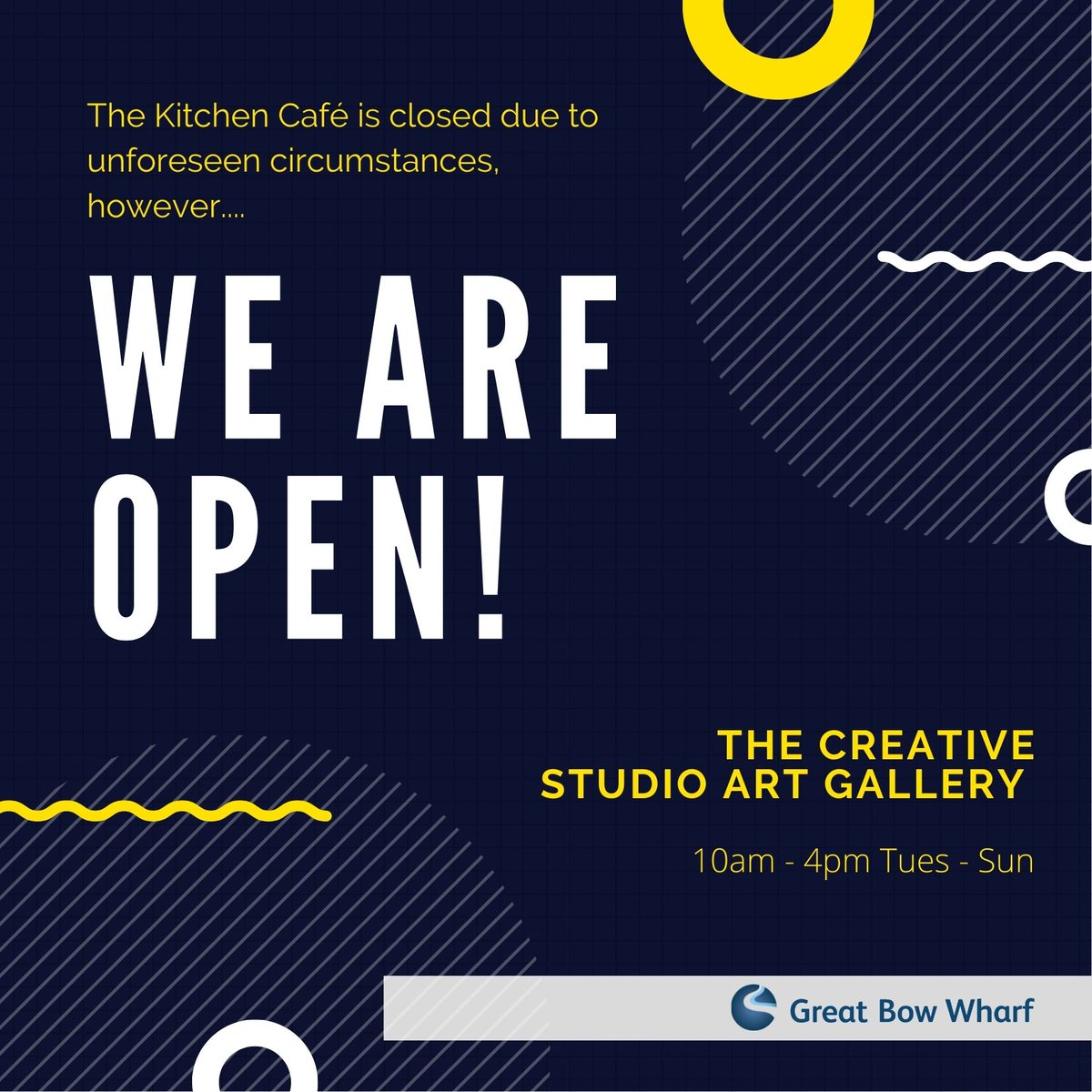 ✨GALLERY OPEN! ✨Although the Kitchen Café will be closed until next Thursday the 22nd of July due to unforeseen circumstances, our gallery is still open! Come down to the gallery to say hello and support all our amazing local artists!