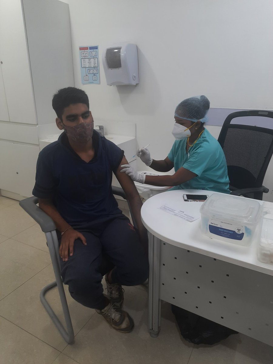 A big thanks to <a href="/narendramodi/">Narendra Modi</a>
<a href="/mansukhmandviya/">Dr Mansukh Mandaviya</a> <a href="/ColumbiaAsiaIn/">Columbia India Hospitals</a> #GotTheDose #COVAXIN #Colombia 
#PUNE