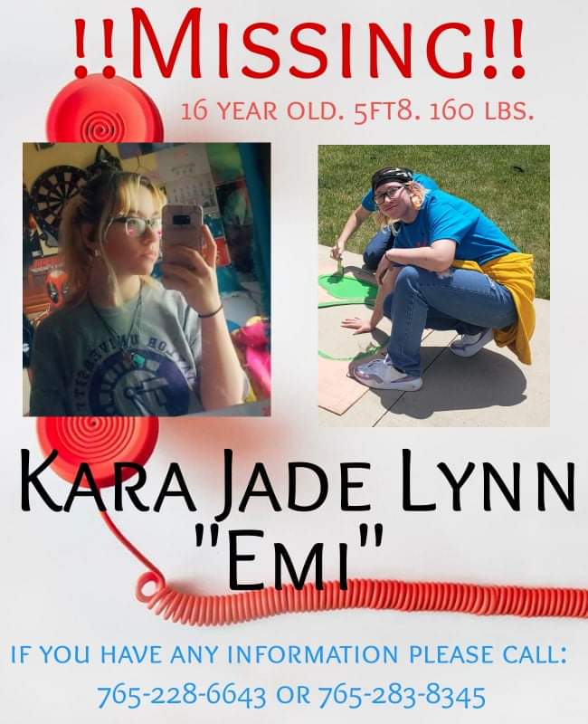 elgeniab's tweet photo. @liam_sheriff. Hello are daughter has been missing 7-13-2021Muncie Indiana police dept case 2124203 and lost missing kids case 1425808- maybe in state of Pennsylvania please help and spread the word. Contact Steve Lynn 765 702 8163 or Elgenia Bennett 765 228 6643 thank you https://t.co/Ydsplo6Hu3