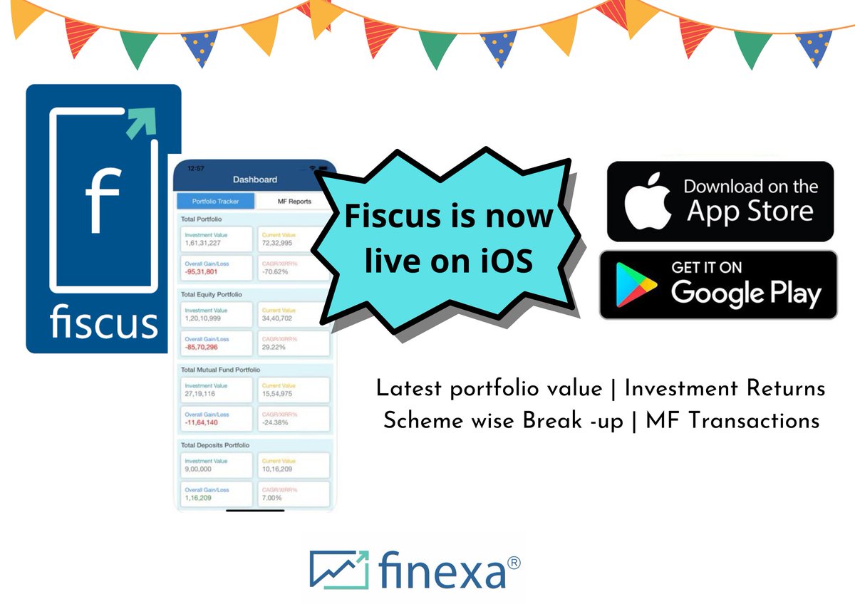 IndiaFinlabs's tweet image. New Feature Announcement - Finexa Platform

We are thrilled to announce that we have gone live with the Fiscus Client App on IOS platform. The clients of Finexa Distributors and Advisers can visit the App store and download it

 lnkd.in/d5XVtb3

#ios #clientapp #mobileapp