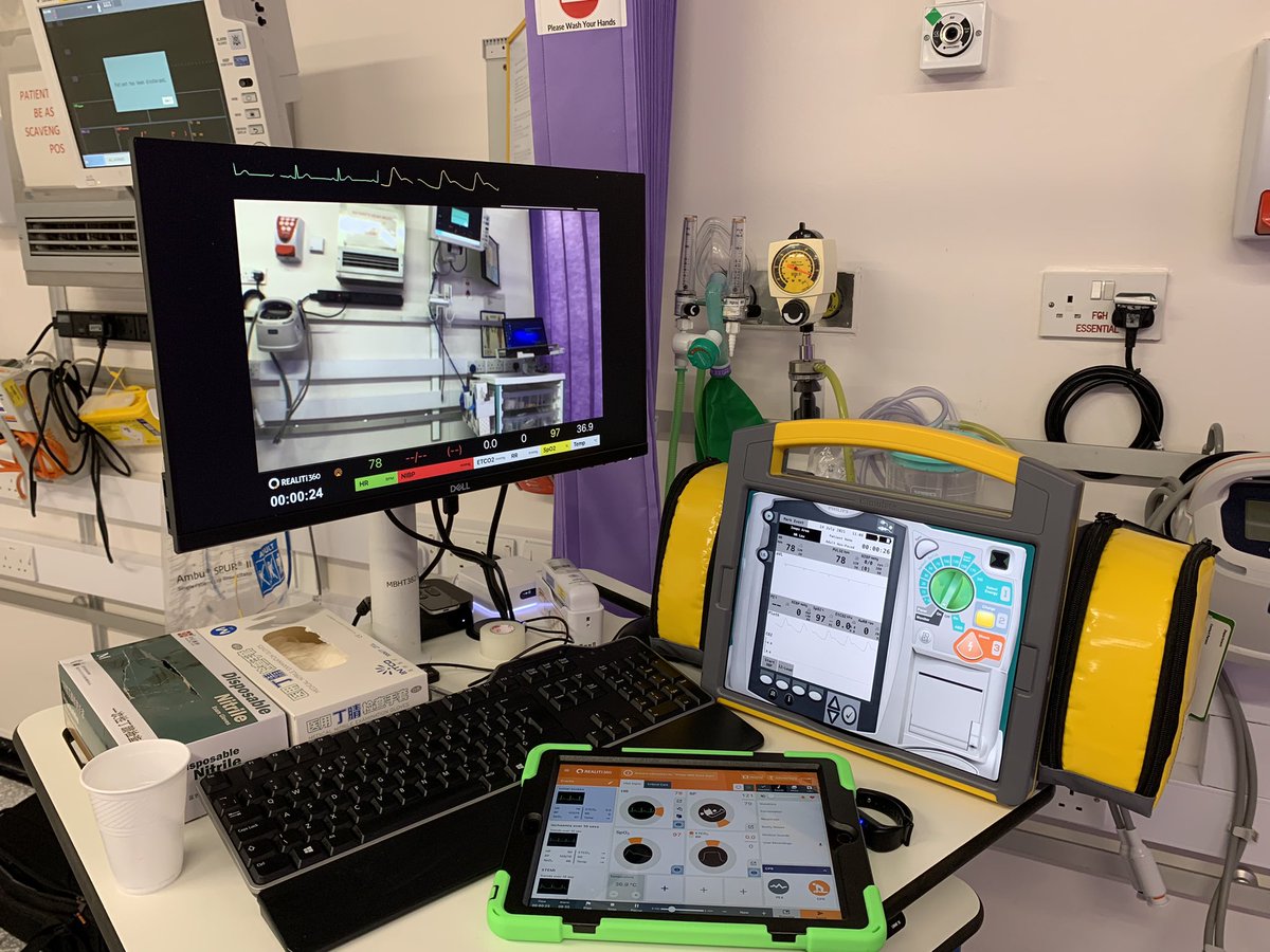 Busy morning at Furness General Hospital testing out <a href="/i_simulate/">iSimulate</a> REALITi equipment. Streaming from the recovery ward a simulation session.